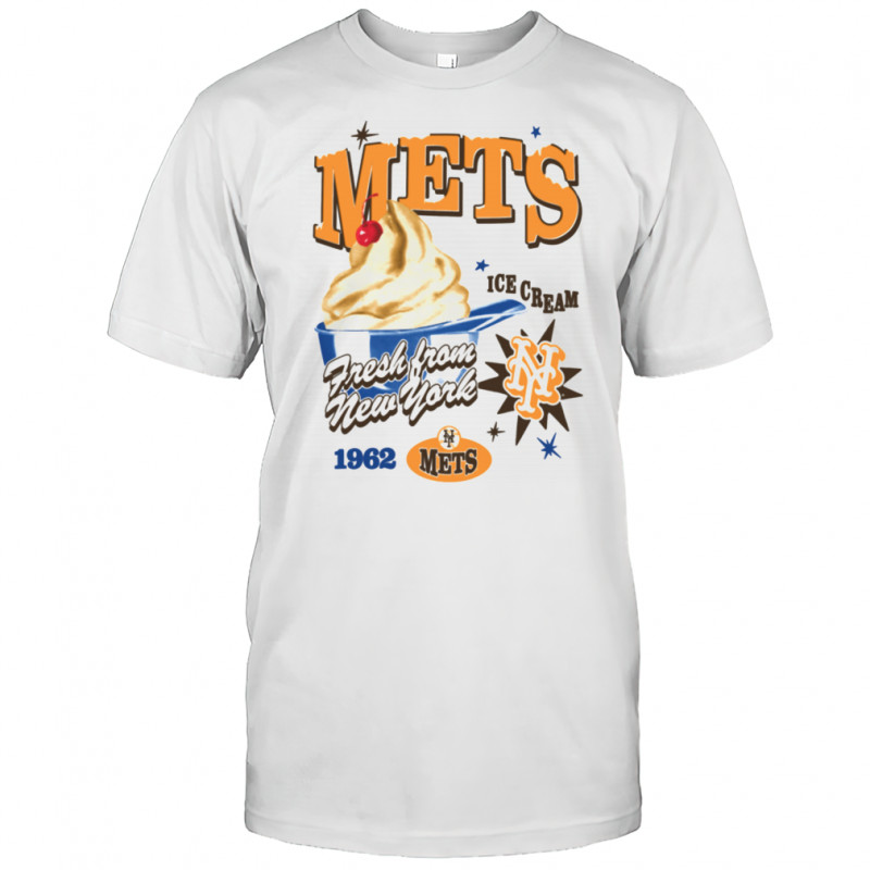 New York Mets ’47 Light Blue Ice Cream Parlor Foundation T Shirt