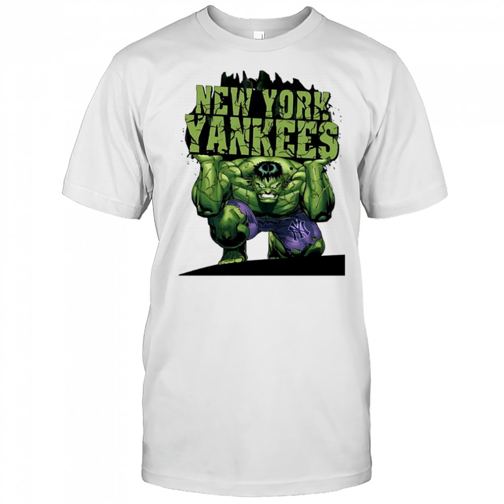 New York Yankees Baseball Incredible Hulk Marvel Avengers shirt