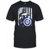 New York Yankees Captain America American Flag shirt