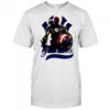 New York Yankees Captain America Thor Spider Man Hawkeye Mashups shirt