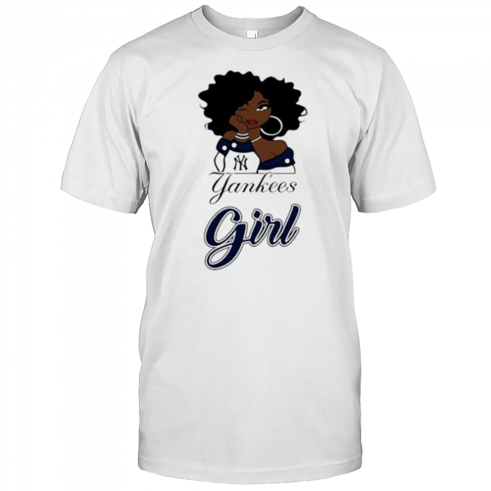New York Yankees Girl cartoon shirt