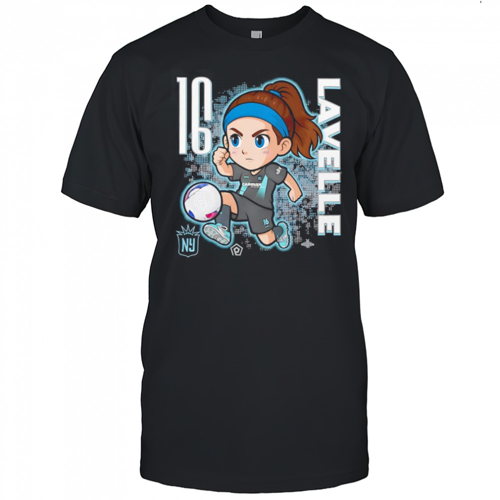NJNY Gotham FC Rose Lavelle chibi cartoon shirt