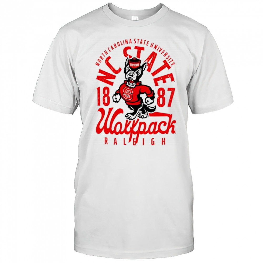 North Carolina State Wolfpack football 1887 mascot shirt