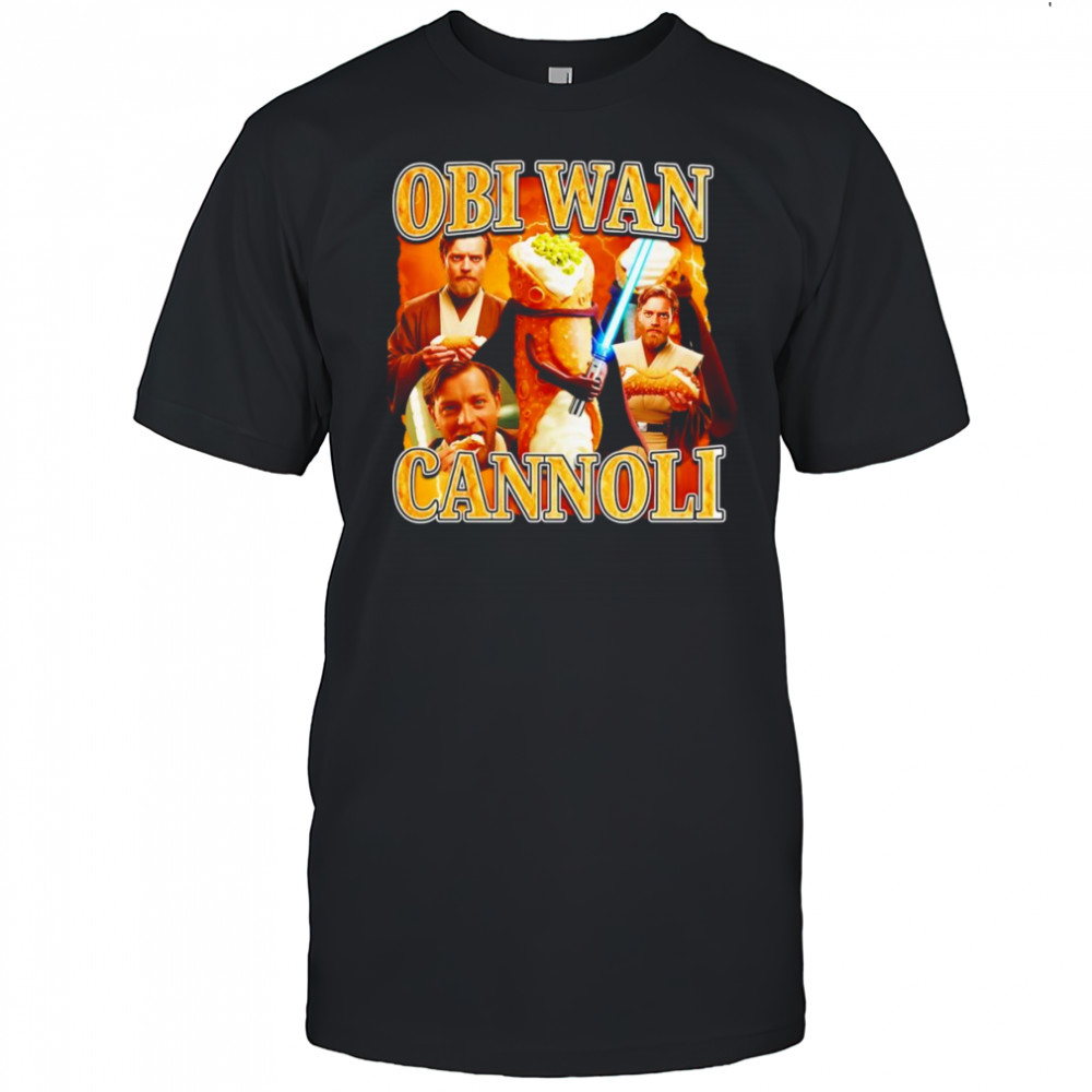 Obi Wan Cannoli retro shirt