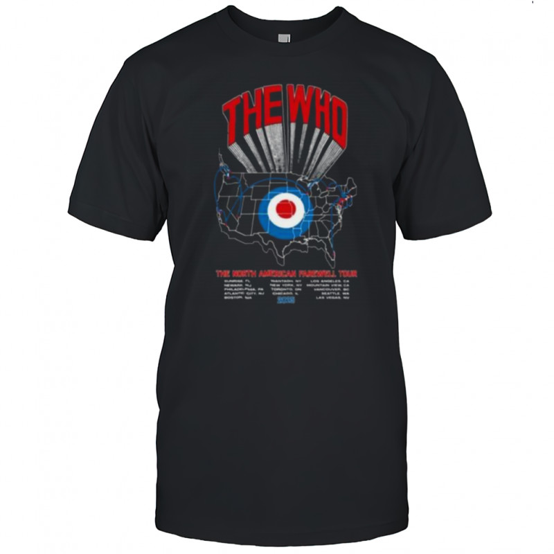 Official The Who The Song Is Over Tour 2025 Poster Shirt