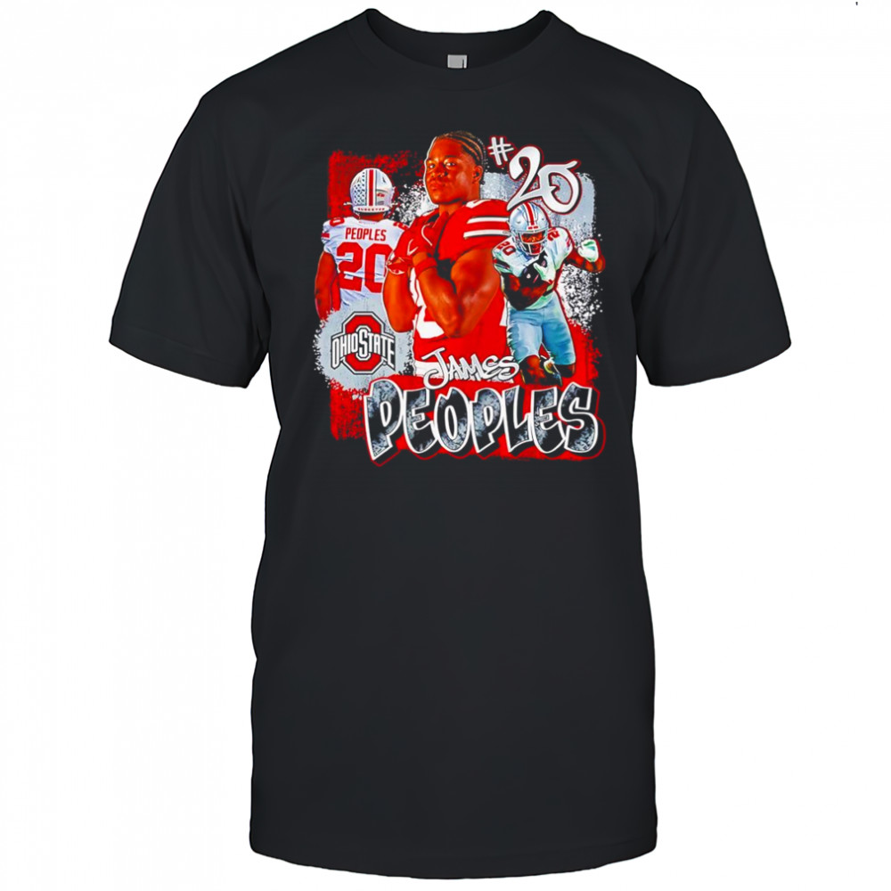 Ohio State Buckeyes #20 James Peoples Highlight shirt