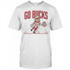 Ohio State Buckeyes Baseball Masscot Court T-Shirt