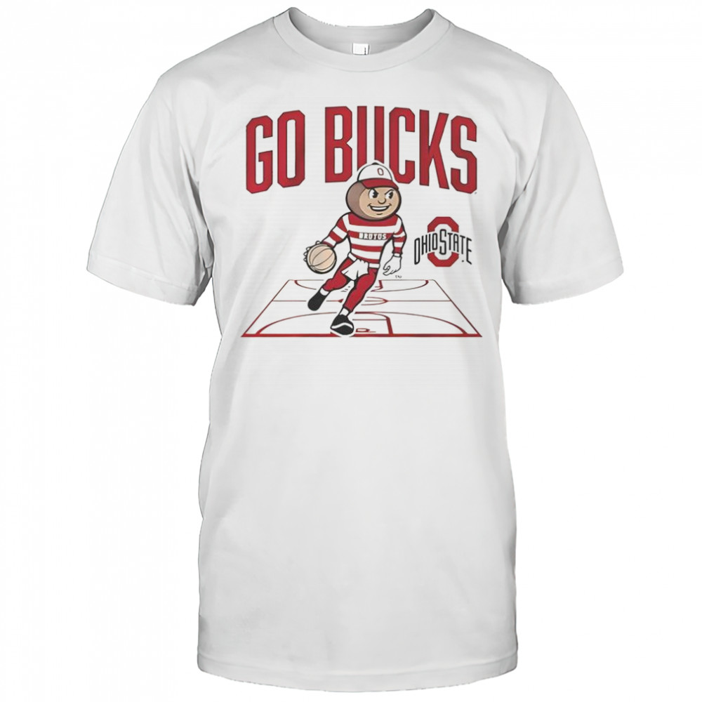 Ohio State Buckeyes Baseball Masscot Court T-Shirt