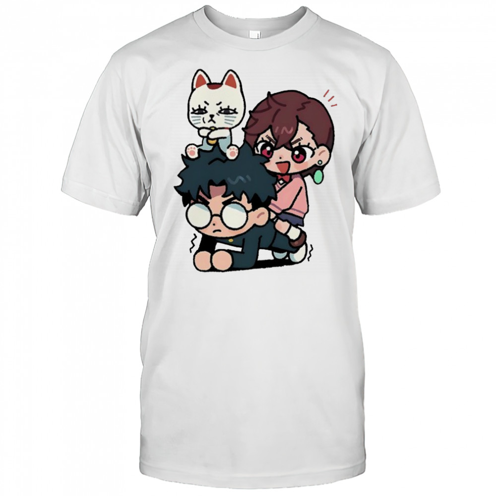 Okarun and Momo cartoon shirt