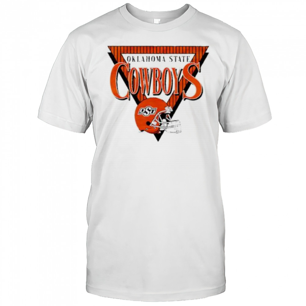 Oklahoma State Cowboys Helmet Triangle shirt