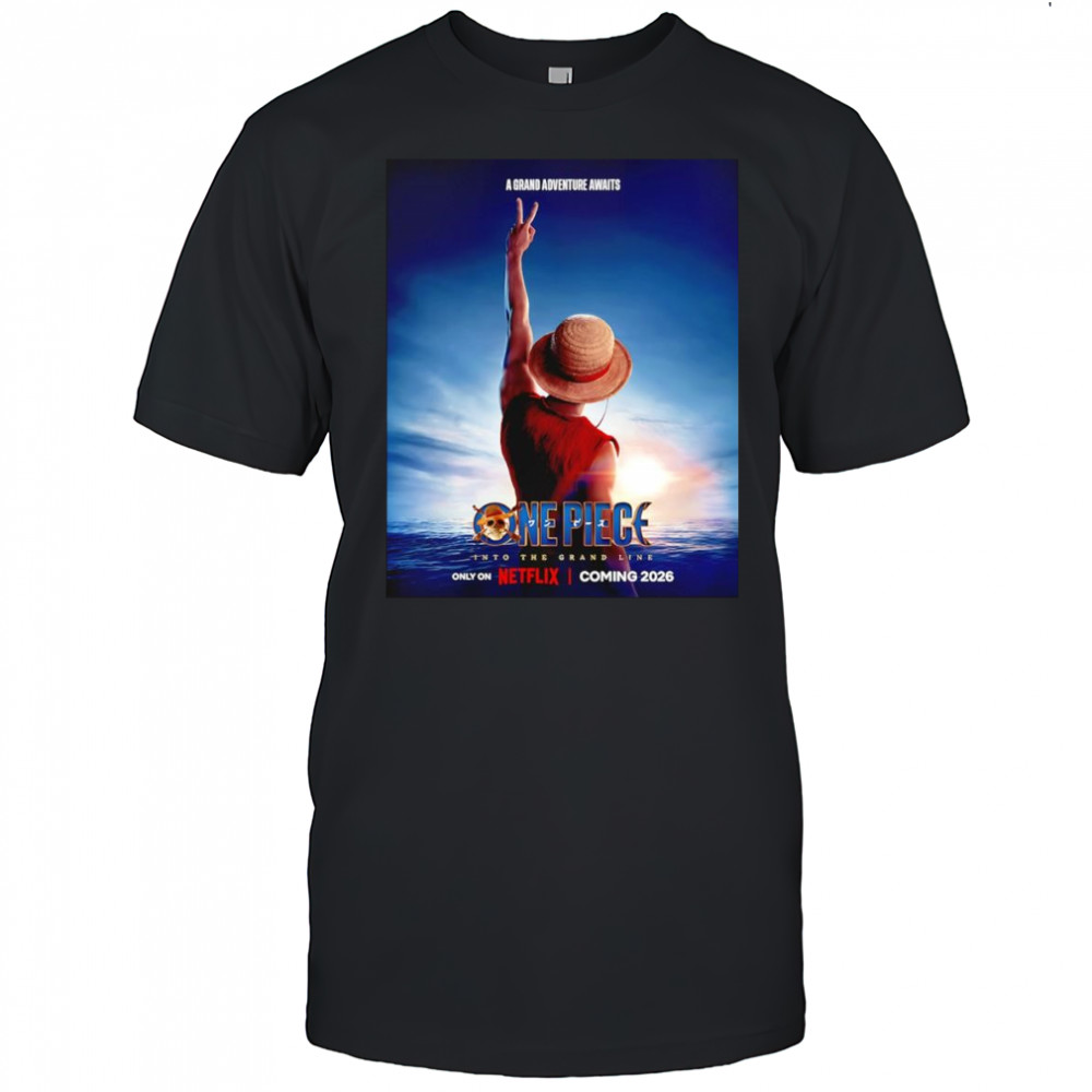 One Piece into the Grand Line poster shirt