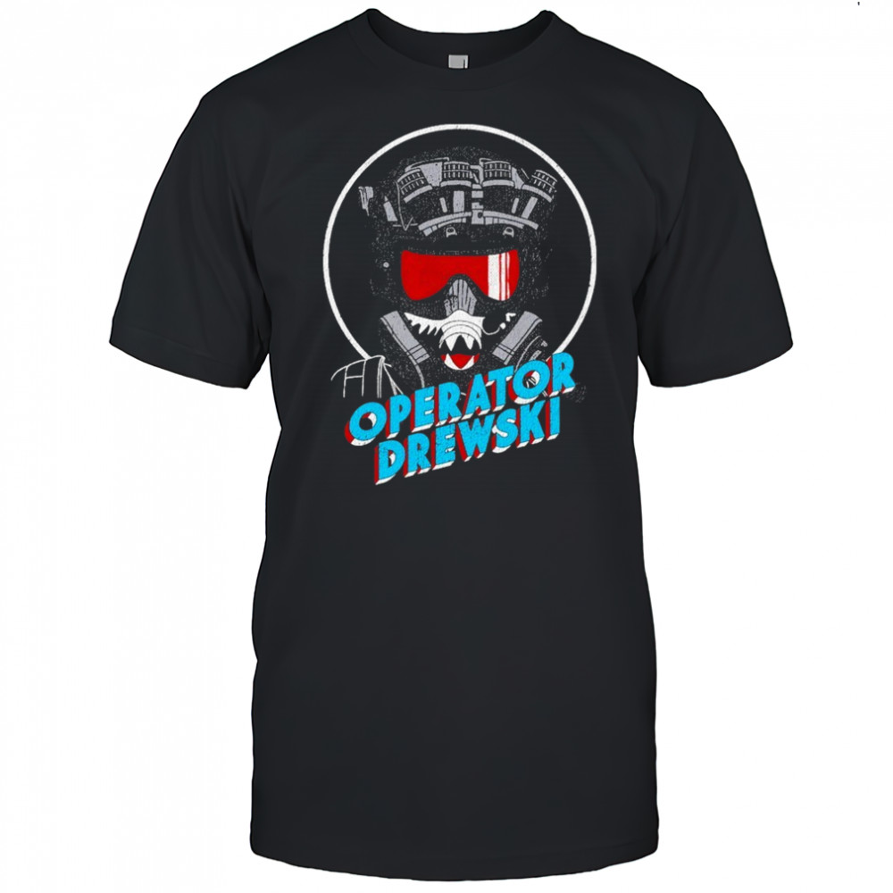 Operator Drewski Cartoon T-shirt