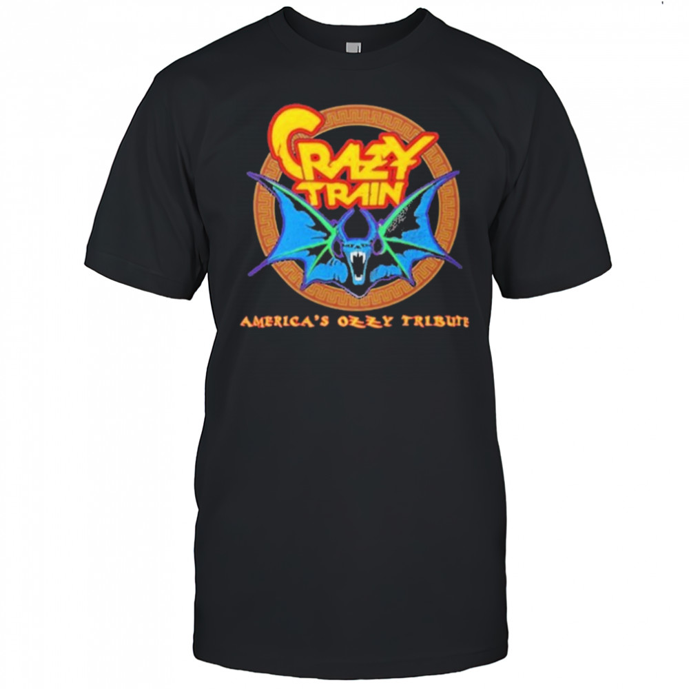 Ozzy Osbourne Crazy Train America’s Ozzy Tribute Bat T-shirt