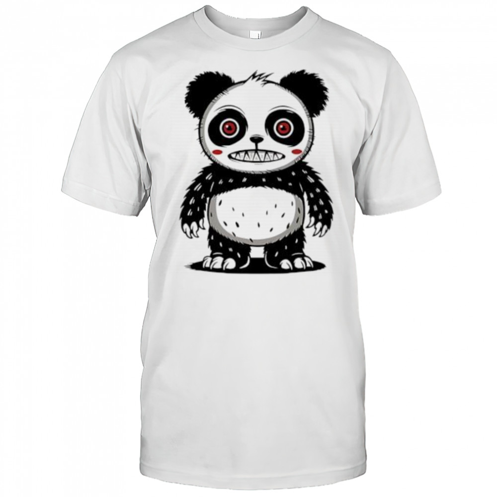 Panda Bear horror cute shirt
