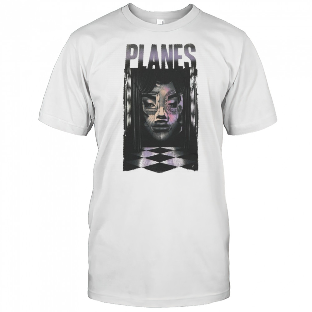 Paper Plane Surrealist Face T-shirt