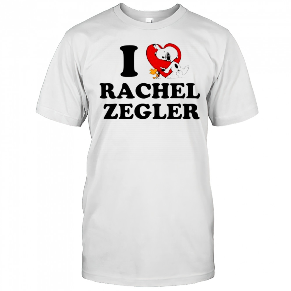 Peanuts Snoopy I love rachel zegler shirt