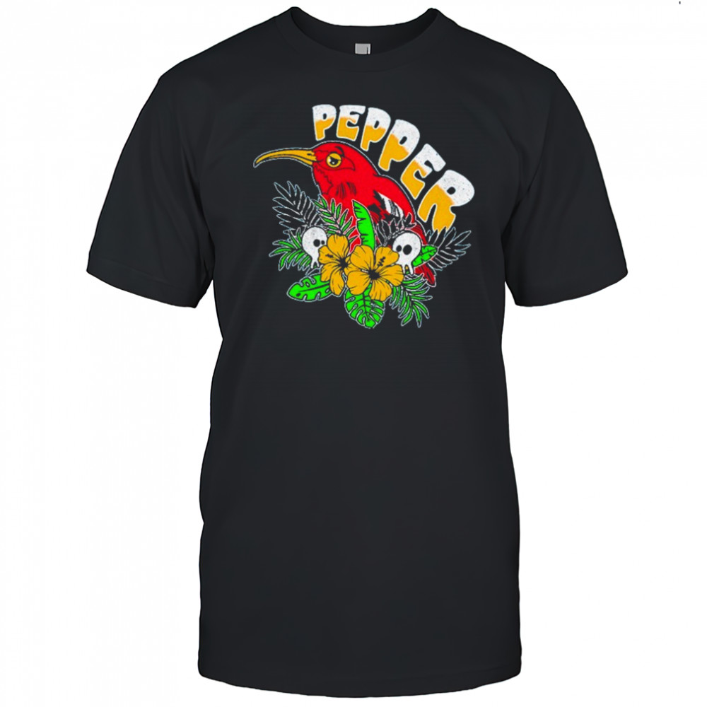 Pepper Iʻiwi Bird Sapphire T-shirt