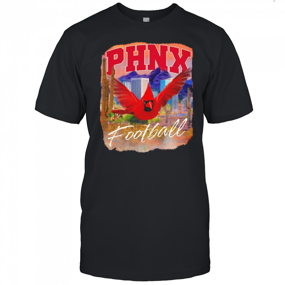 PHNX Cardinal City Phoenix Skyline Football shirt