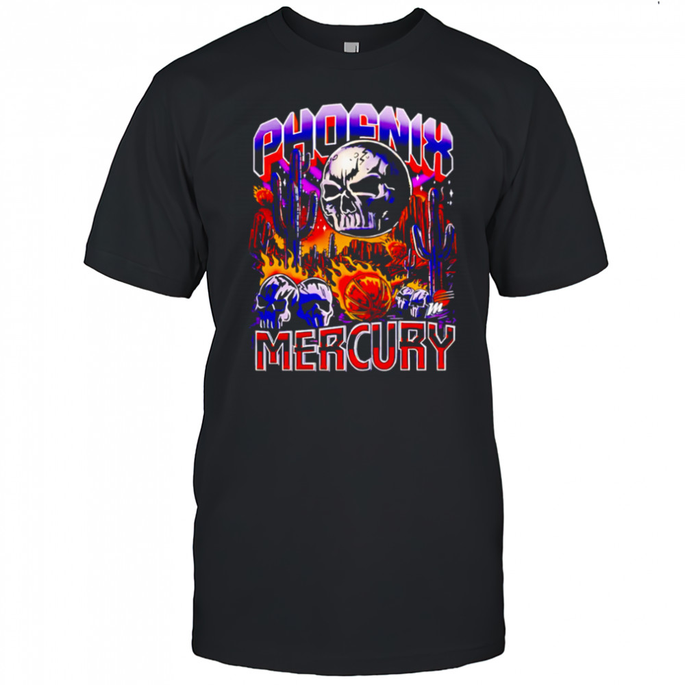 Phoenix Suns Mercury cactus sunset shirt