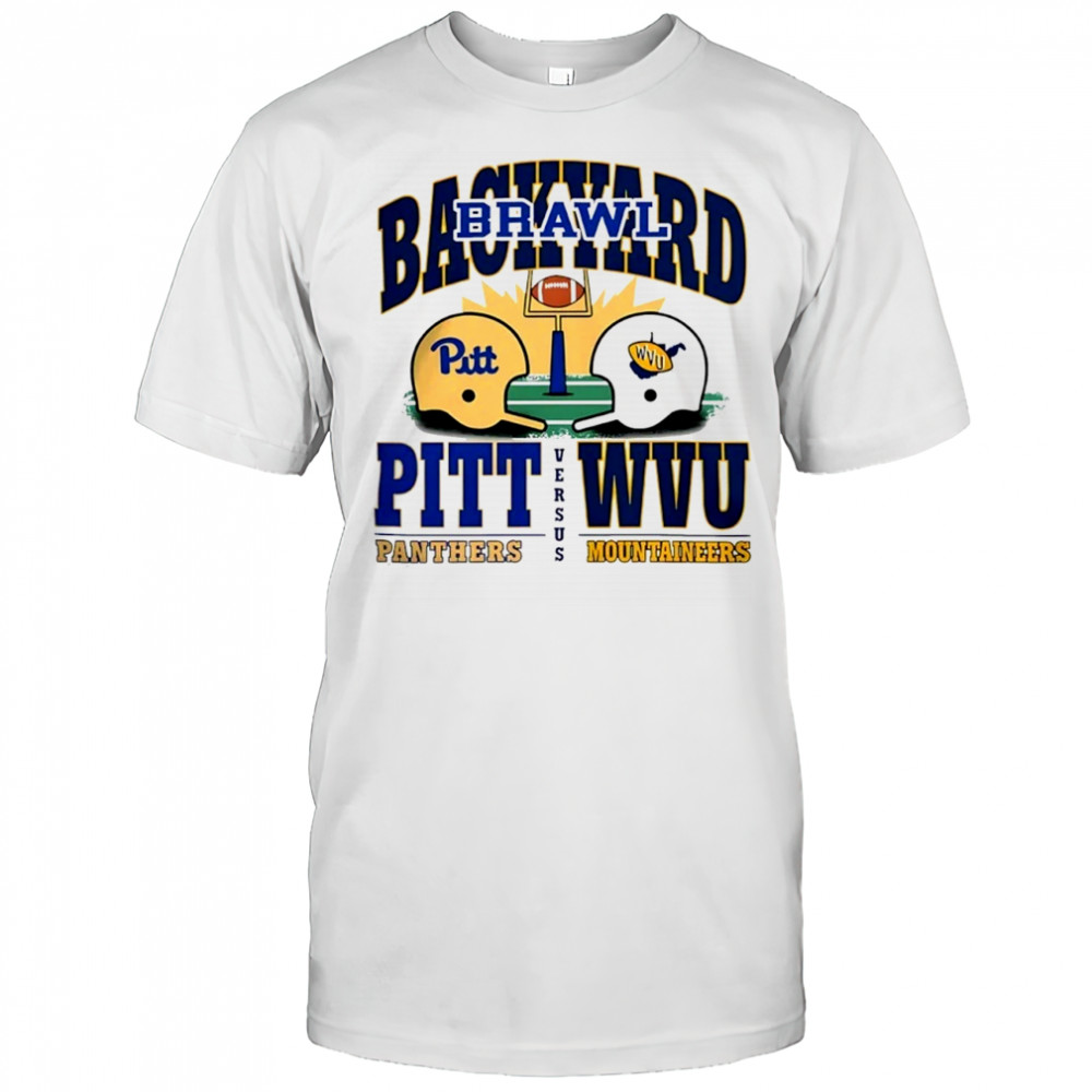 Pitt Panthers vs West Virginia Mountaineers Backyard Brawl 2025 Brown shirt