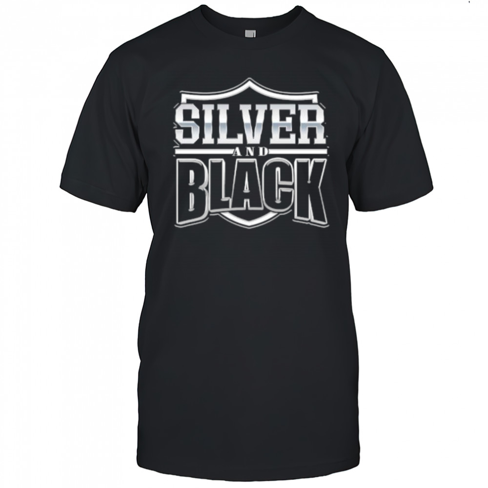 Pittsburgh Steelers Silver and Black shirt