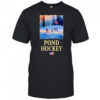 Pond Hockey playing golf shirt
