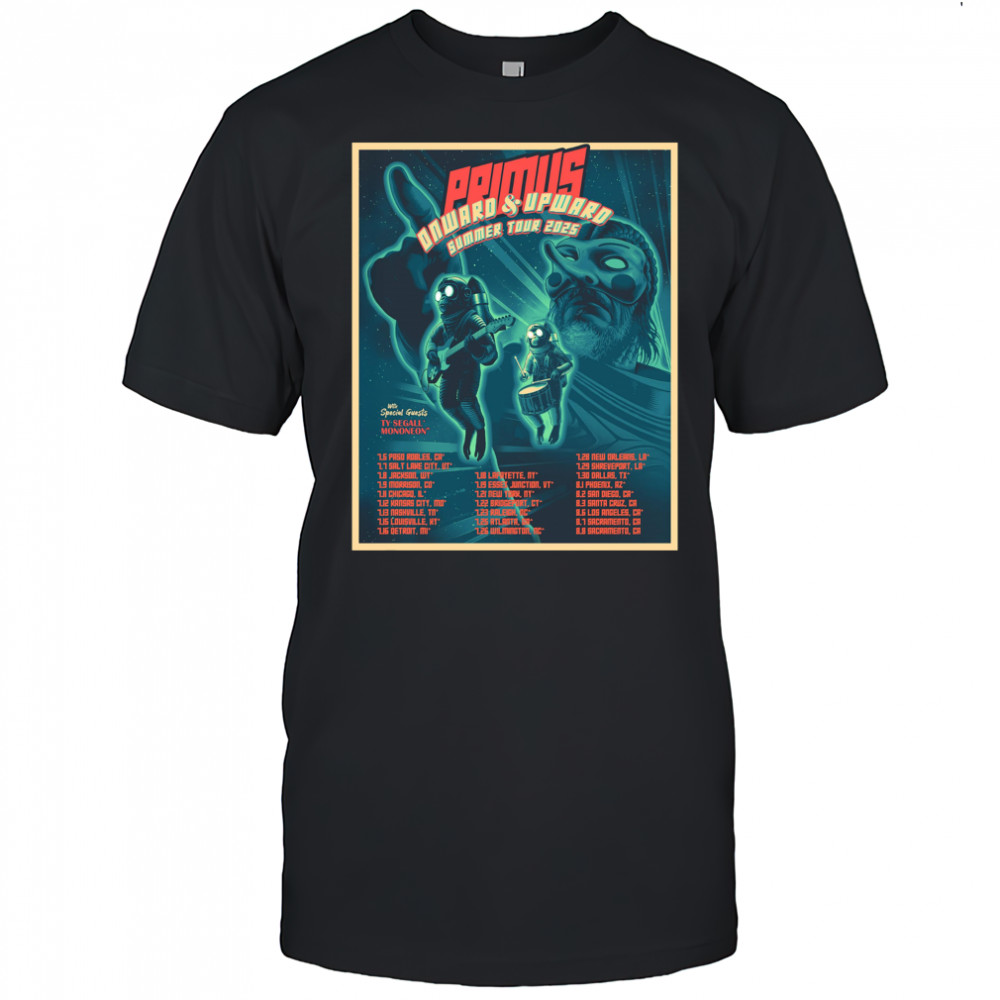 Primus Onward Tour Summer 2025 T-Shirt
