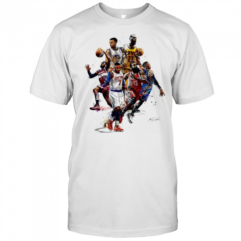 Professional basketball player legend graphic shirt