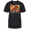 Pumpkin Season Coquette Fall Autumn Sunflower Floral Leopard shirt