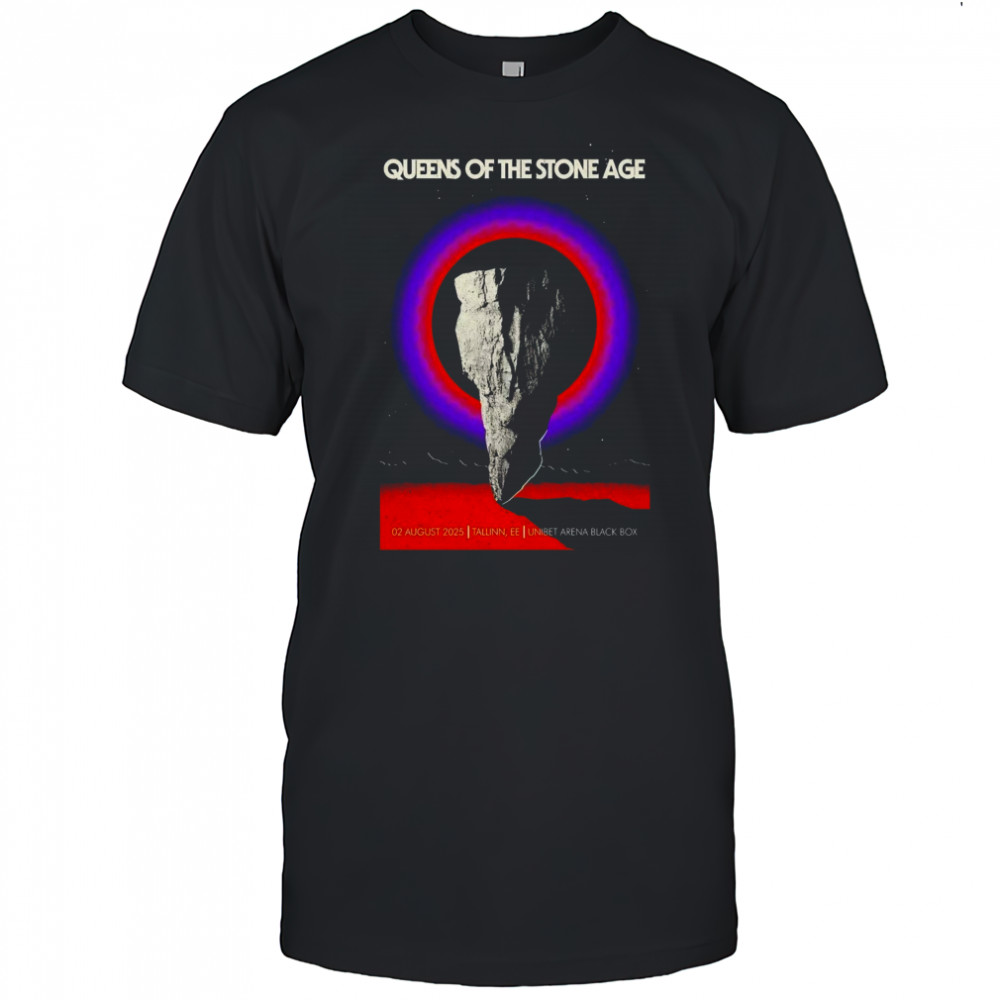 Queens Of The Stone Age Unibet Arena Black Box in Tallinn EE Aug 2 2025 Poster T-Shirt