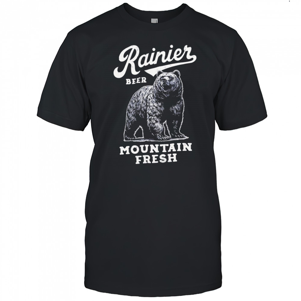 Rainier Beer Mountain Fresh Bear T-shirt
