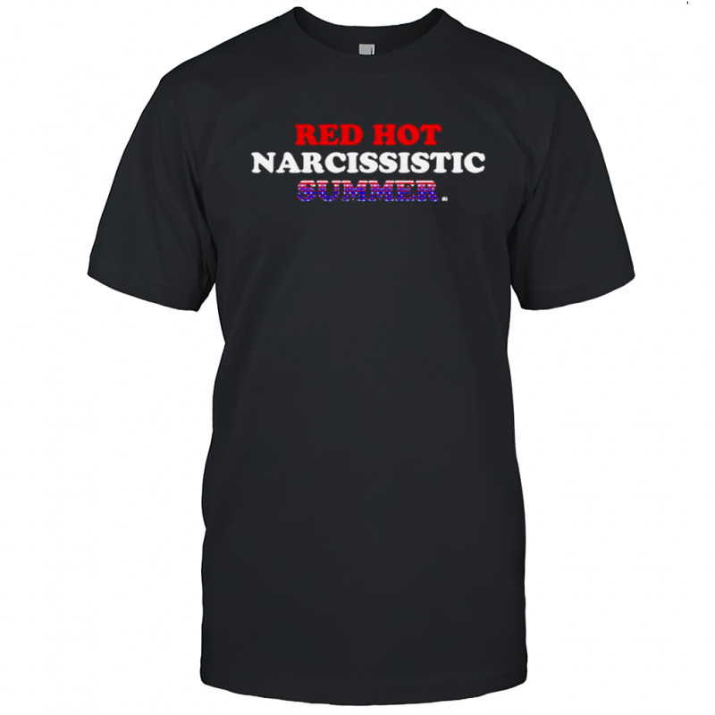 Red hot narcissistic summer shirt