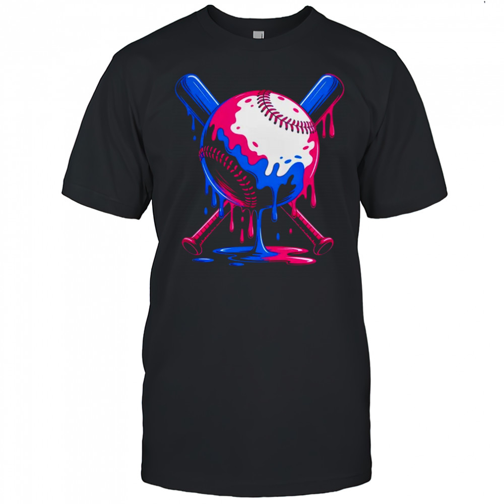 Respect The Drip Baseball Drip Boys Ice Cream Dripping shirt