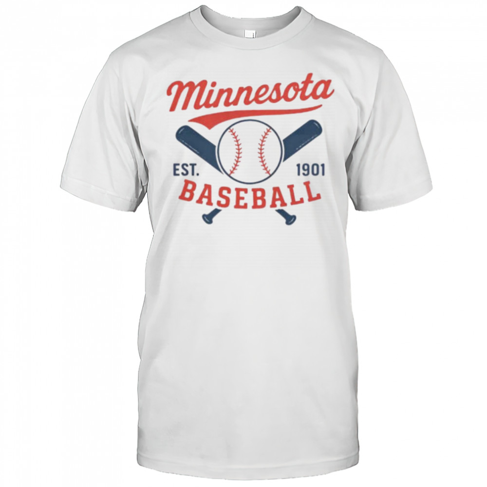 Retro Minnesota Baseball est 1901 T shirt