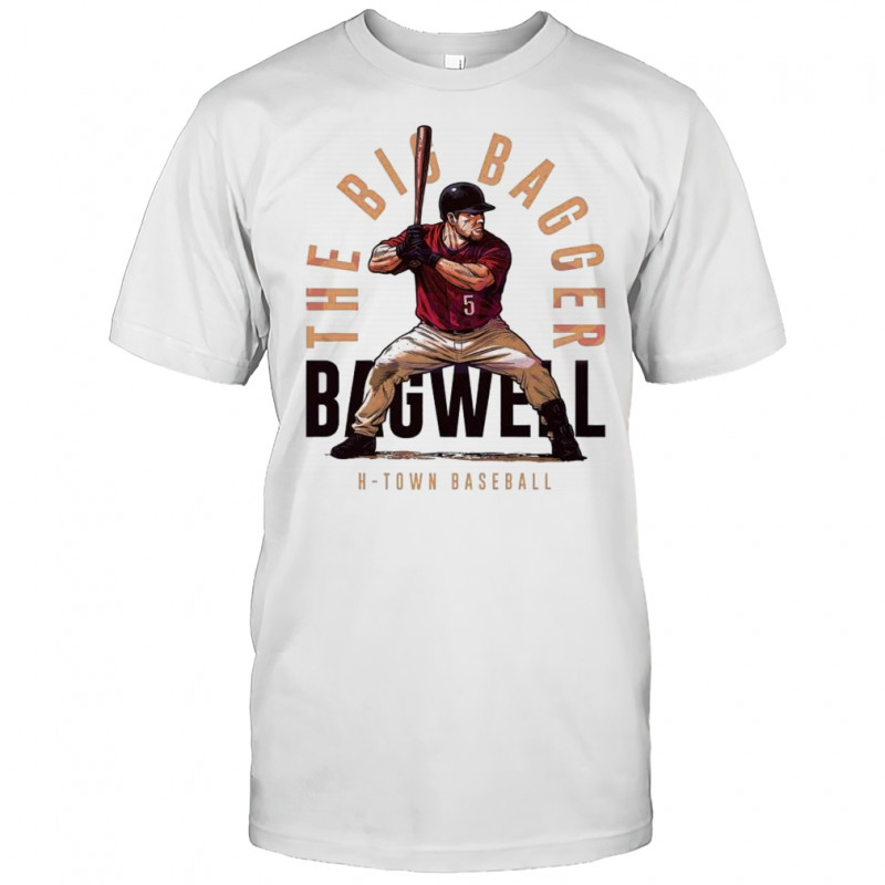 Retro Style Jeff Bagwell Houston Baseball The Big Bagger Shirt
