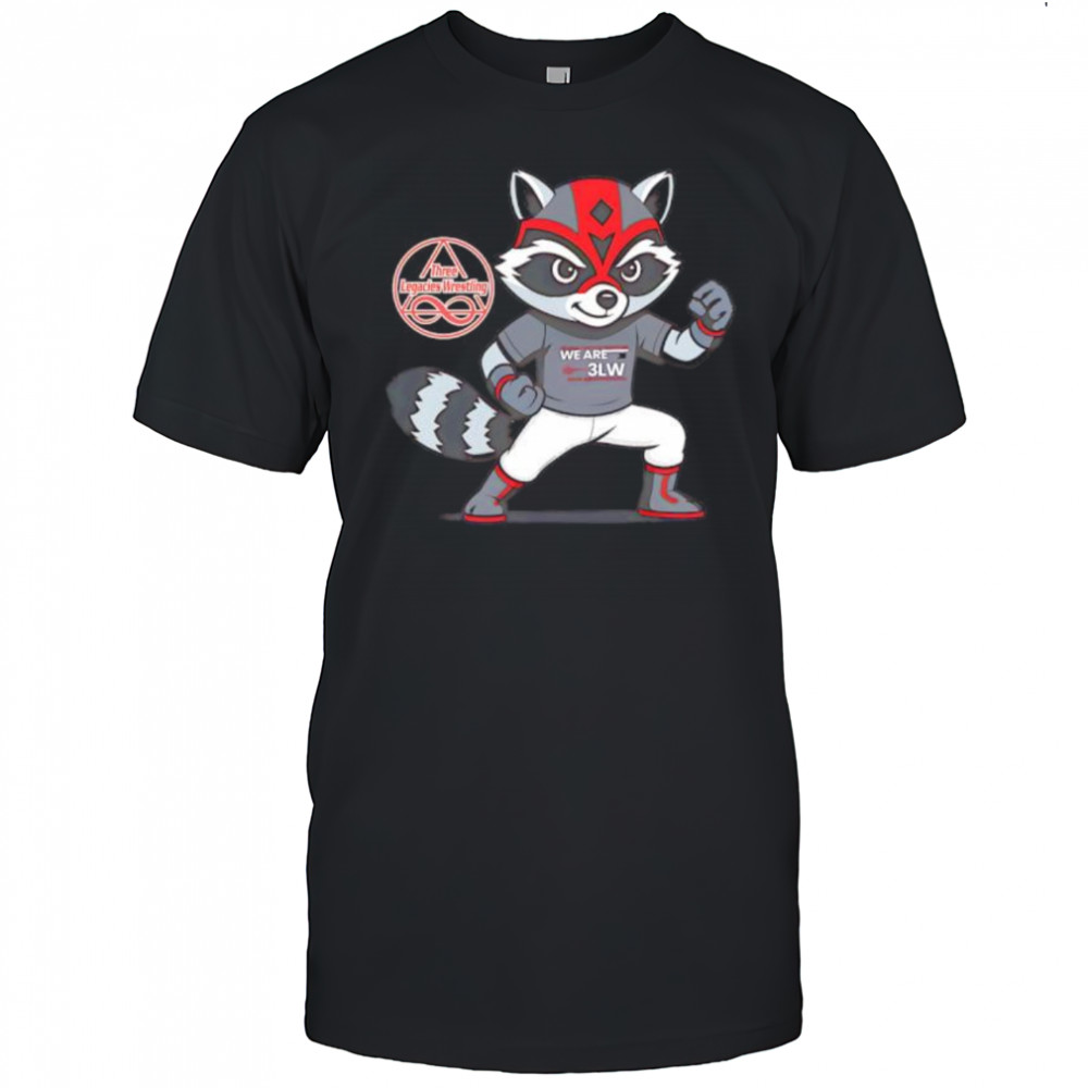 Ricky Raccoon three legacies wrestling shirt