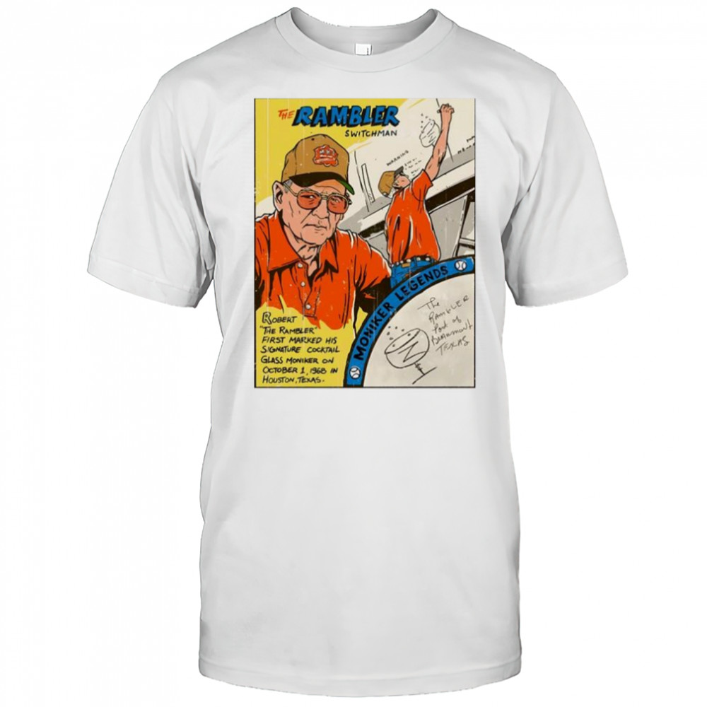 Robert the Rambler switchman moniker legends card comic shirt