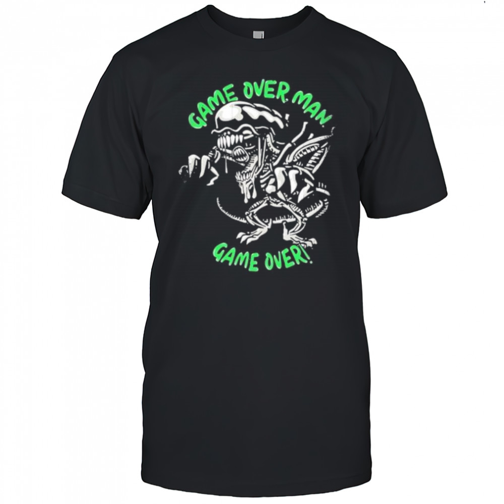 Rubberhose alien game over man shirt
