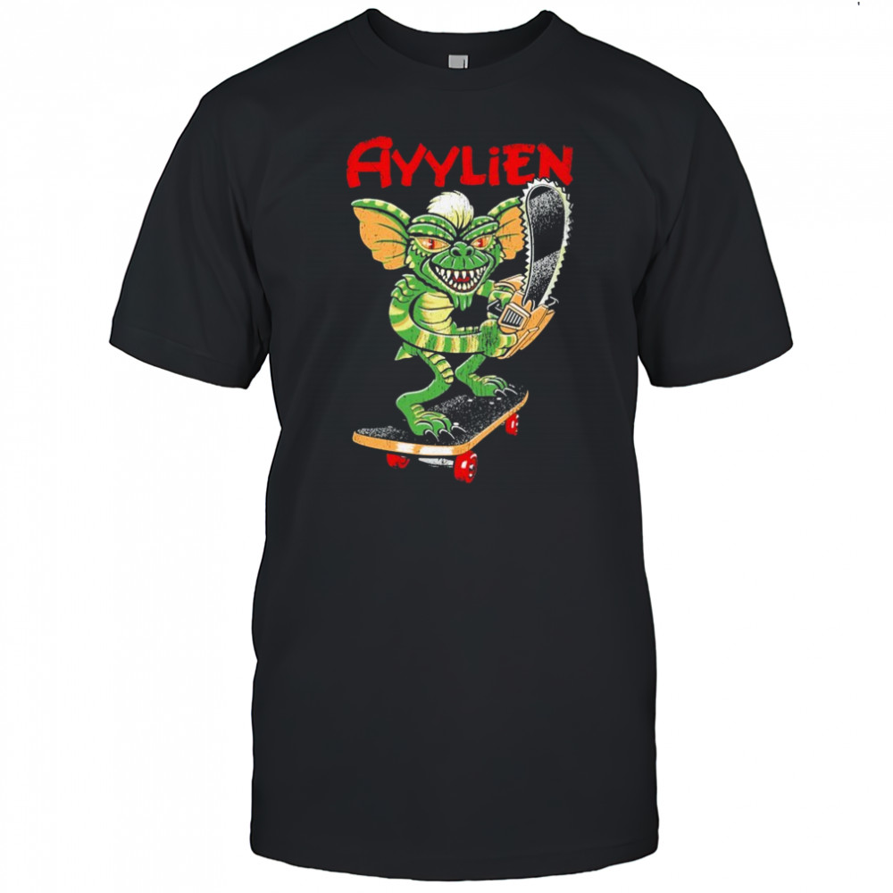 Rubberhose Skateboarding Gremlin Ayylien T-shirt
