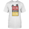 Run Buger Run Pacman Chases Hamburger T-Shirt