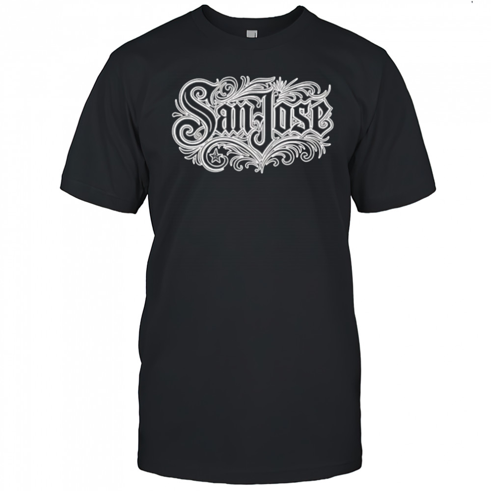 San Jose black art shirt