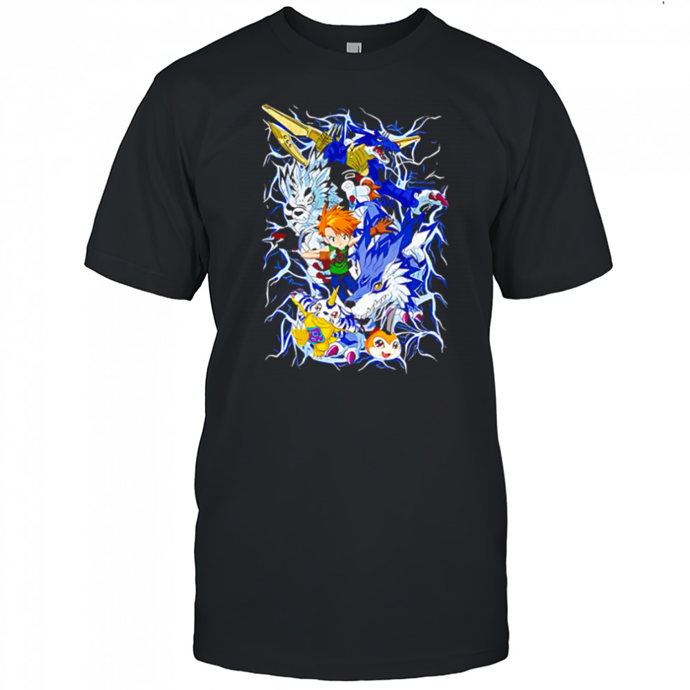Sane Digimon Gabumon Anime graphic shirt