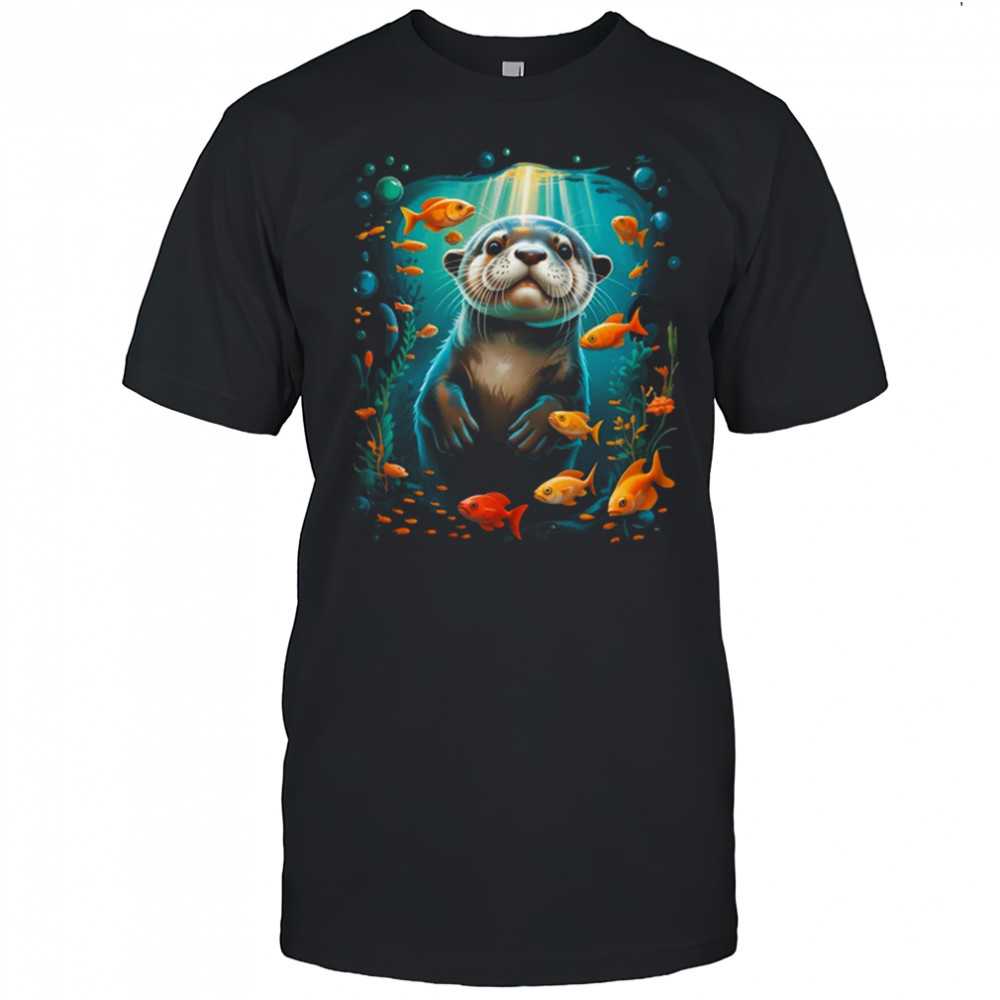 Sea Otter Animal Nature Lovers Otter Graphic Men Women shirt