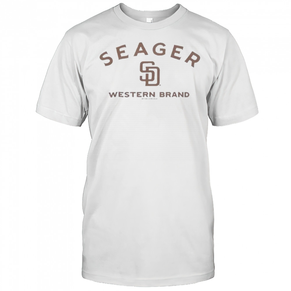 Seager X Padres Western Brand Logo T-Shirt