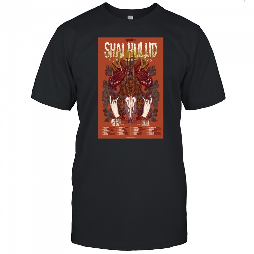Shai Hulud US Tour 2025 Poster T-Shirt
