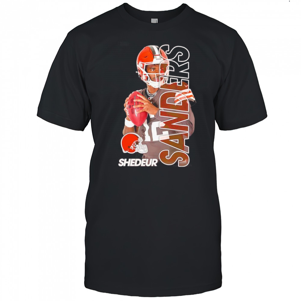 Shedeur Sanders Cleveland Browns player graphic shirt