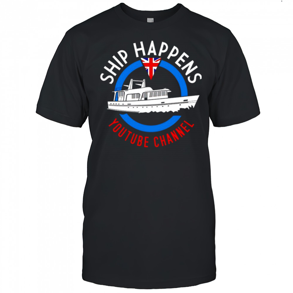 Ship Happens Youtube Channel Union Jack shirt