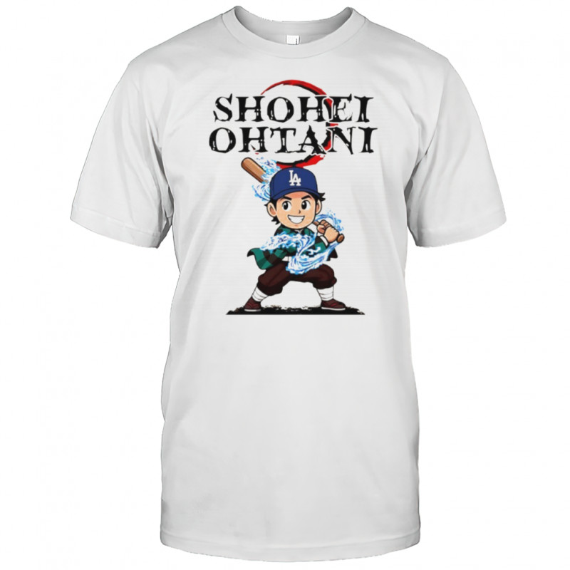 Shohei Ohtani X Demon Slayer anime shirt
