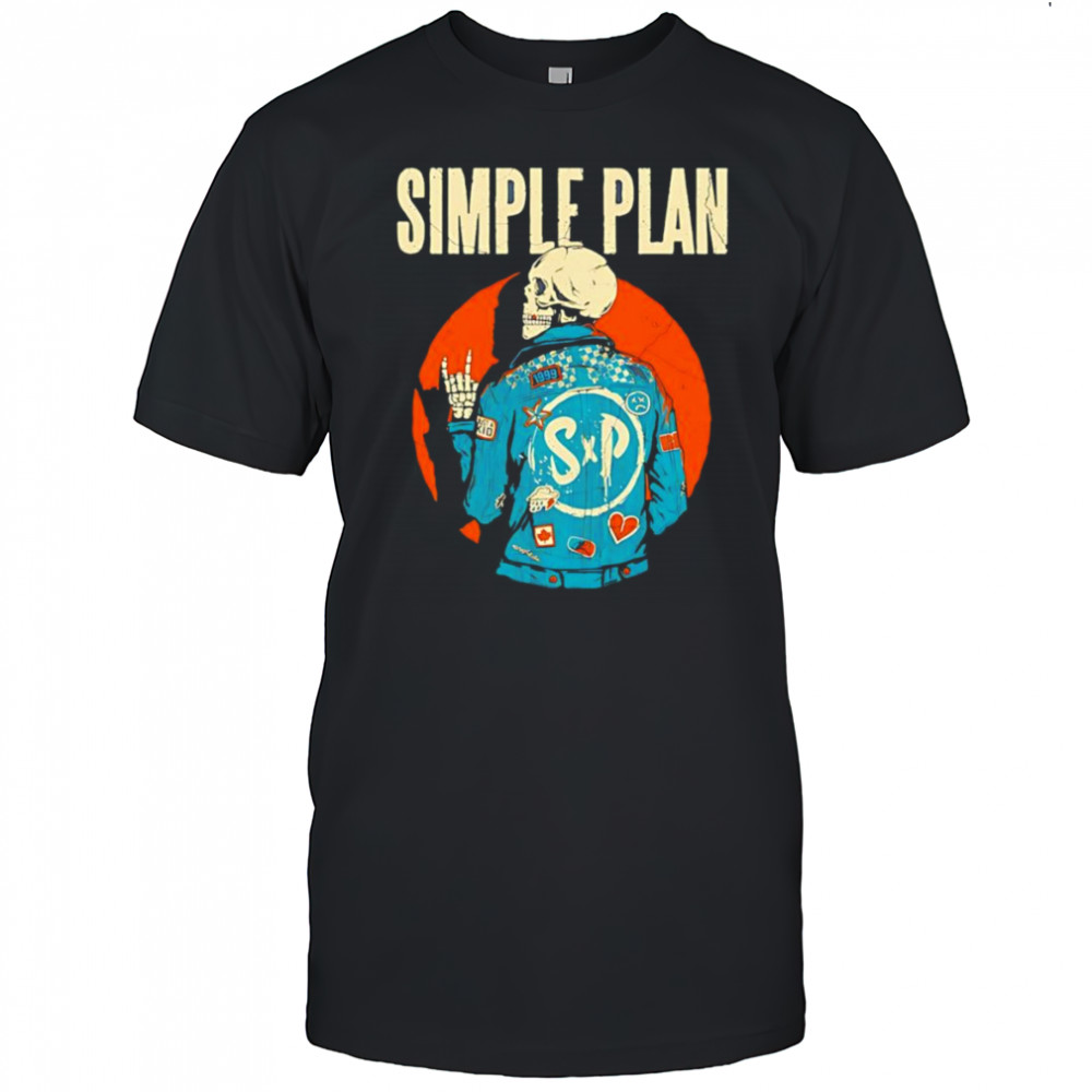 Simple Plan Skeleton Jacket Tour shirt