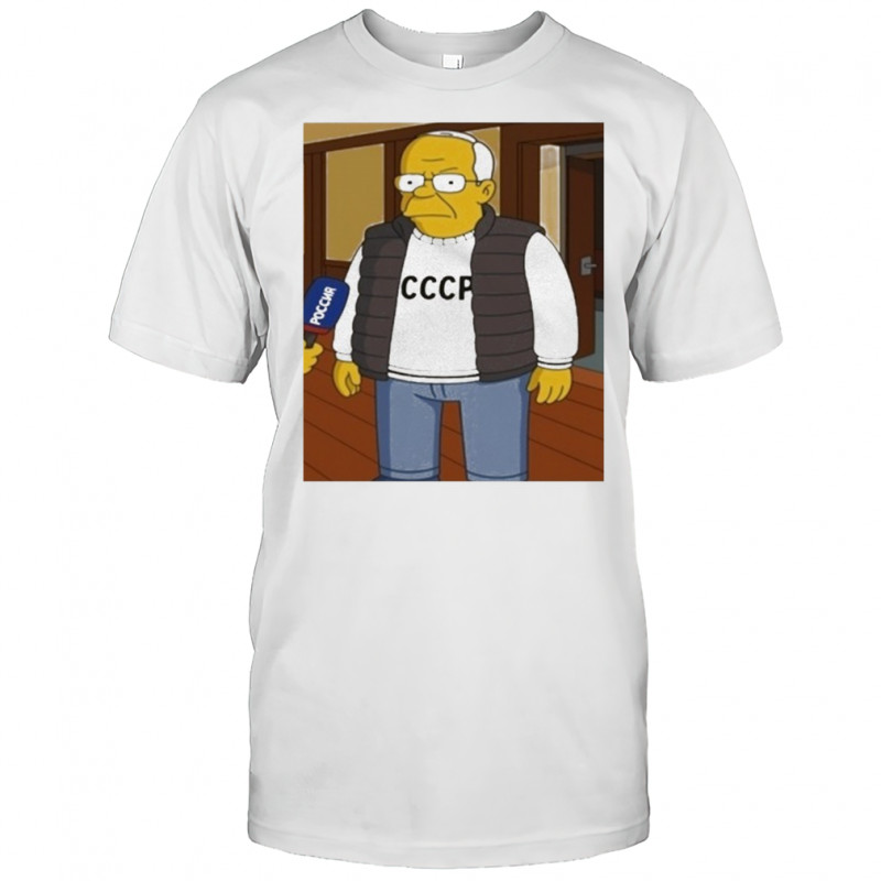 Simpsonized Lavrov Cccp Shirt Lavrov Ussr T-Shirt